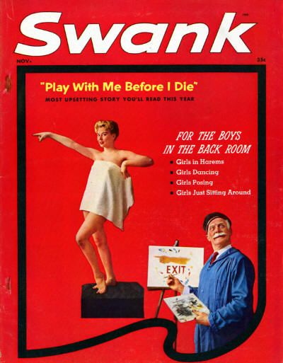 Swank Magazine November 1957 Cover Photo United States 2836