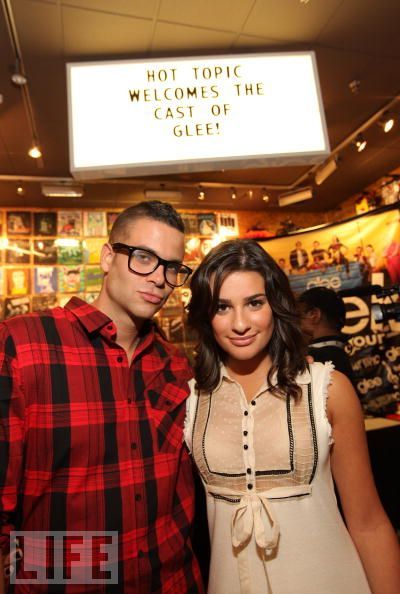 Mark Salling Lea Michele FamousFix post