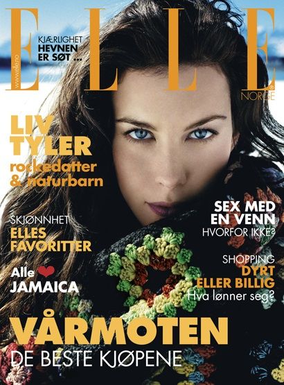 Liv Tyler, Kine Bakke, Elle Magazine April 2006 Cover Photo - Norway