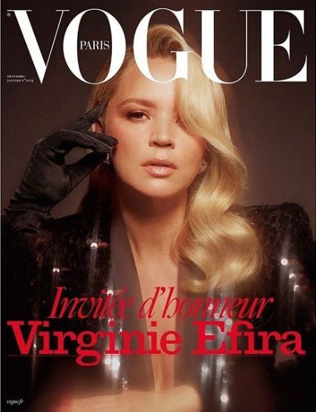 Virginie Efira, Vogue Magazine December 2019 Cover Photo - France