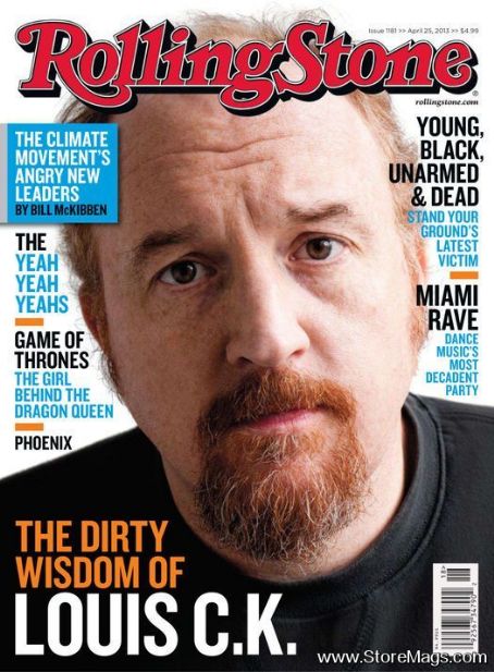 Louis C.K. - Rolling Stone Magazine Cover [United States] (25 April 2013)