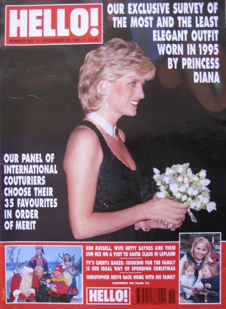 Princess Diana, Hello! Magazine 30 December 1995 Cover Photo - United ...