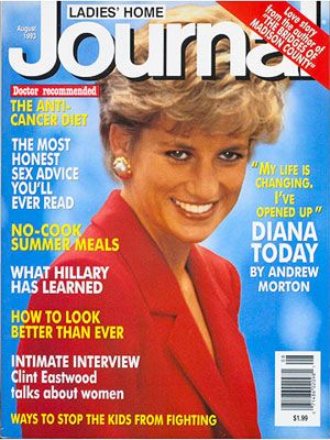 Princess Diana, Ladies' Home Journal Magazine 01 August 1993 Cover ...