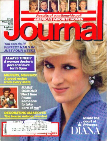 Princess Diana, Ladies' Home Journal Magazine 01 November 1985 Cover ...