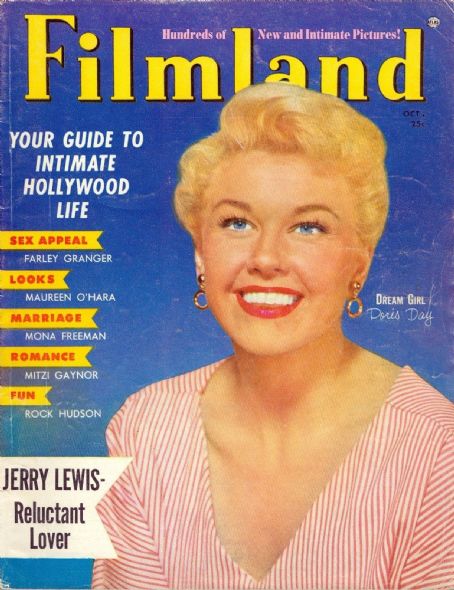 Doris Day, Filmland Magazine October 1953 Cover Photo - United States