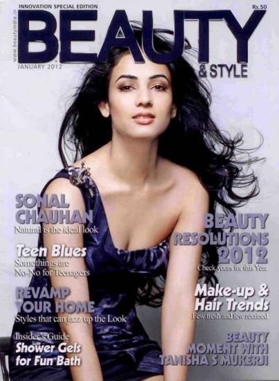 Sonal Chauhan - Beauty Magazine Pictorial [India] (January 2012)