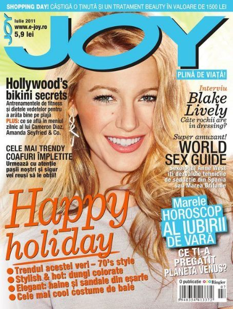 Blake Lively, Joy Magazine July 2011 Cover Photo - Romania