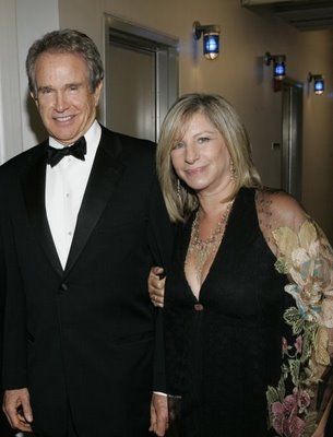 Warren Beatty and Barbra Streisand