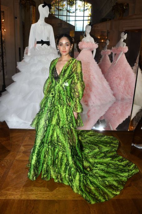 Giambattista valli green dress sale