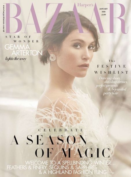 Gemma Arterton, Harper's Bazaar Magazine January 2020 Cover Photo