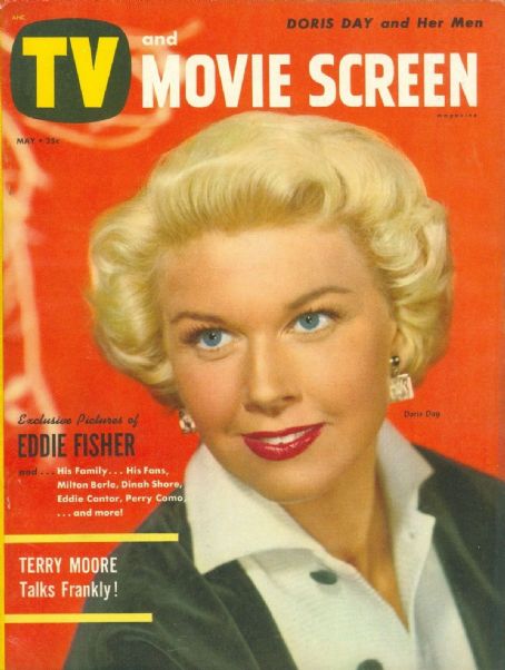 Doris Day, TV and Movie Screen Magazine May 1954 Cover Photo - United ...