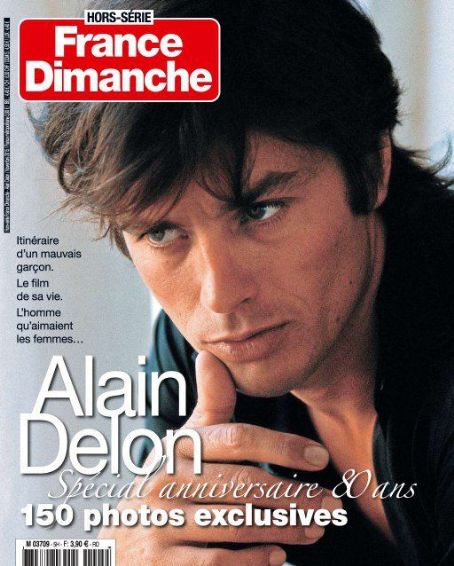 Alain Delon, France-Dimanche Magazine 30 October 2015 Cover Photo - France