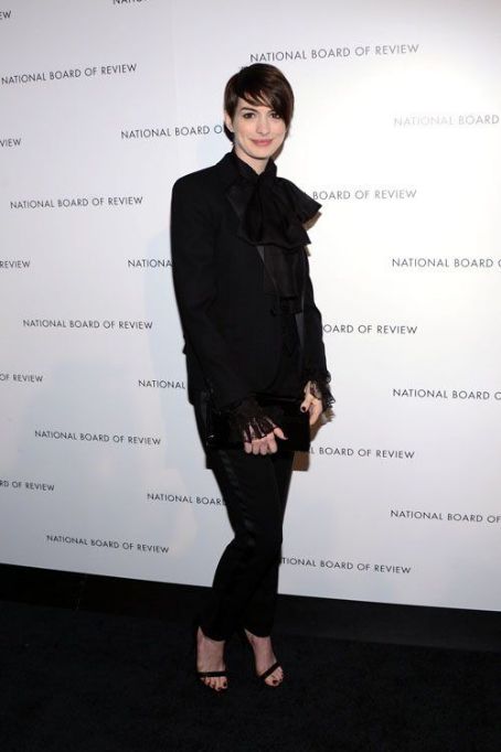 Anne Hathaway: at the National Board of Review Awards in New York City