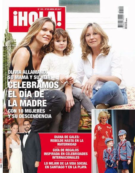 Olivia Allamand - Hola! Magazine Cover [Chile] (27 April 2017)