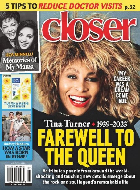 Tina Turner, Closer Magazine 19 June 2023 Cover Photo - United States