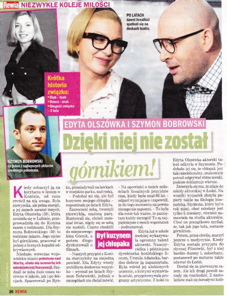 Edyta Olszówka and Szymon Bobrowski - Rewia Magazine Pictorial [Poland] (5 October 2022)