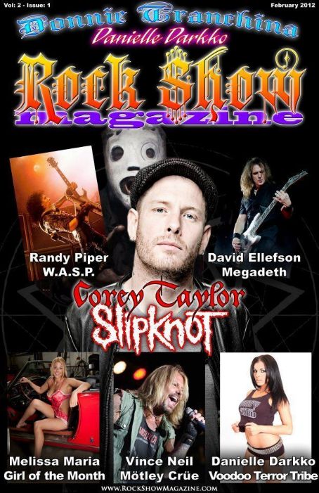 Corey Taylor, Rock Show Magazine February 2012 Cover Photo - United States