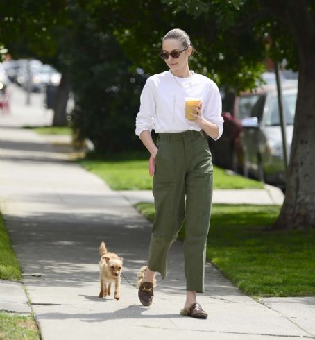 Willa Holland with her dog in Los Angeles