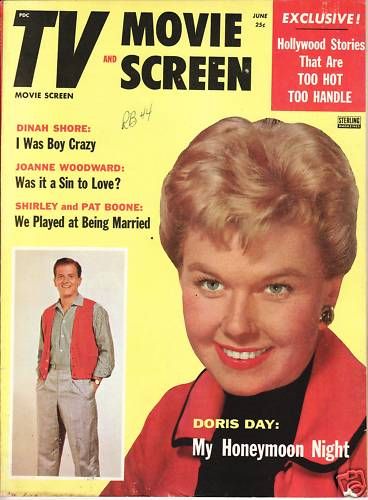 Doris Day, TV and Movie Screen Magazine June 1958 Cover Photo - United ...