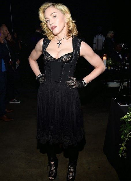 Madonna wears Givenchy - The Keep A Child Alive Black Ball 2014