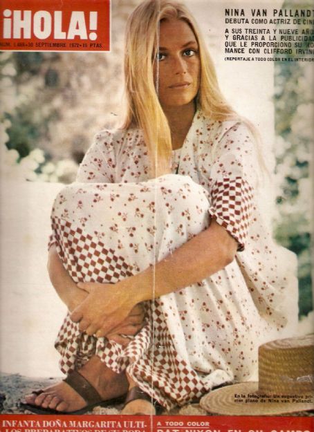 Nina van Pallandt - Hola! Magazine Cover [Spain] (30 September 1972)