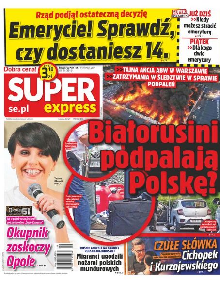 Tatiana Okupnik Super Express Magazine 29 May 2024 Cover Photo Poland 