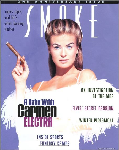 carmen electra smoke magazine united states december 1997 famousfix com post famousfix com