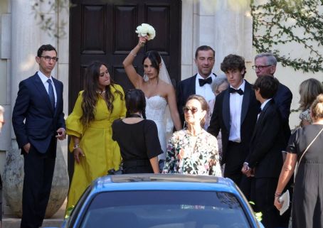 Jordana Brewster – With Mason Morfit at their wedding in Santa Barbara ...