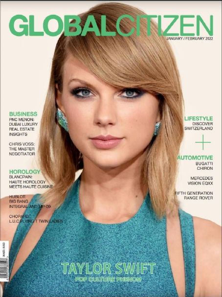 Taylor Swift - Global Citizen Magazine Cover [United Arab Emirates] (January 2022)