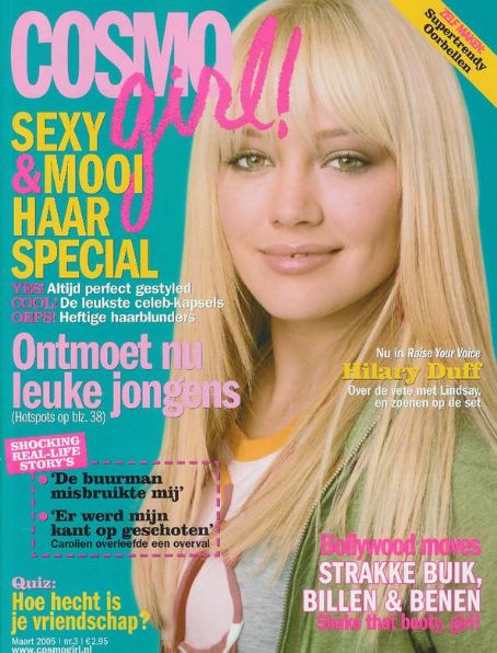 Hilary Duff, Cosmo Girl Magazine March 2005 Cover Photo - Netherlands