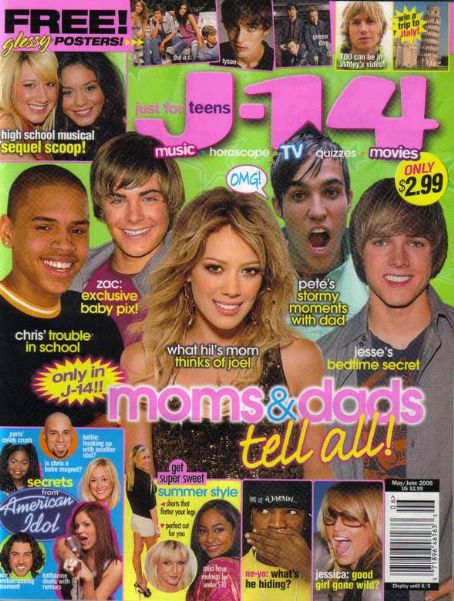 Hilary Duff, J-14 Magazine May 2006 Cover Photo - United States