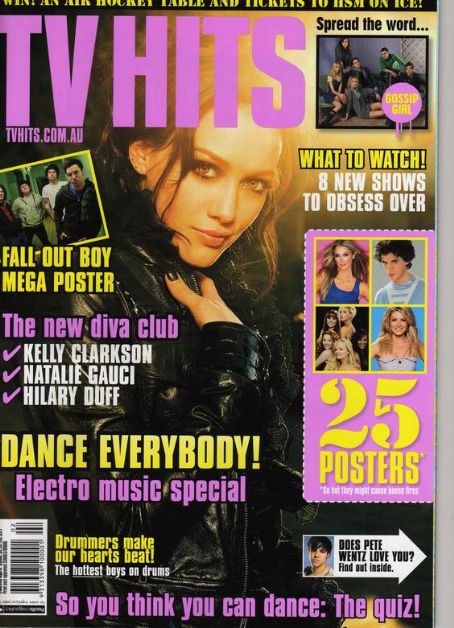 Hilary Duff, TV Hits Magazine March 2008 Cover Photo - Australia