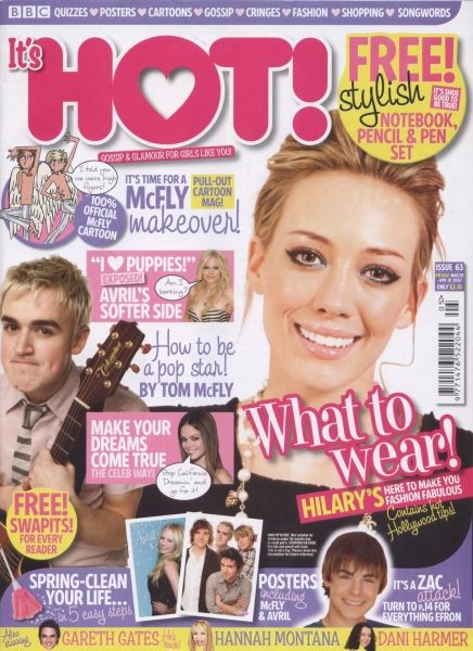 Hilary Duff, It´s Hot! Magazine April 2007 Cover Photo - United Kingdom