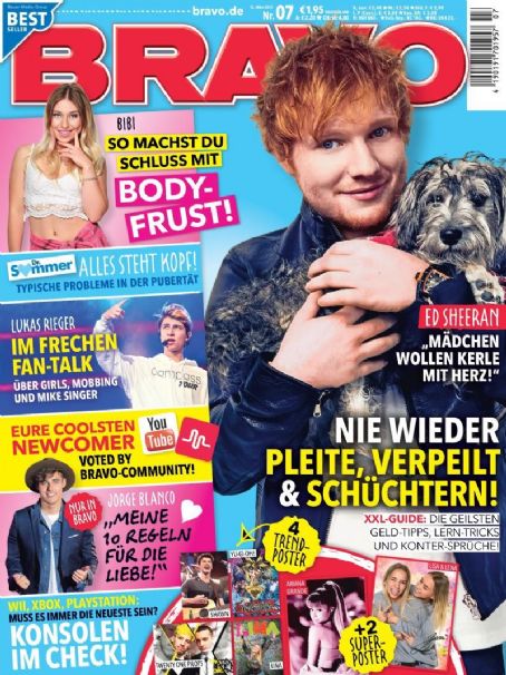 Ed Sheeran - Bravo Magazine Cover [Germany] (12 March 2017)