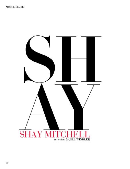 Shay Mitchell - Modeliste Magazine Pictorial [United States] (April 2017)