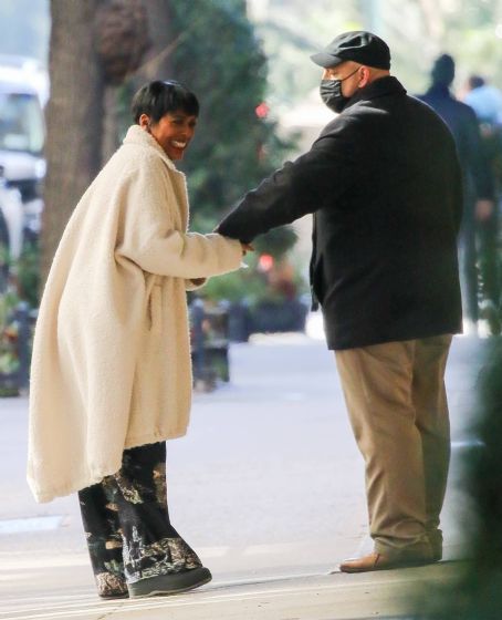 Tamron Hall – Is all smiling while out in New York