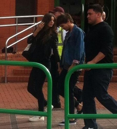 Louis Tomlinson and Eleanor Calder
