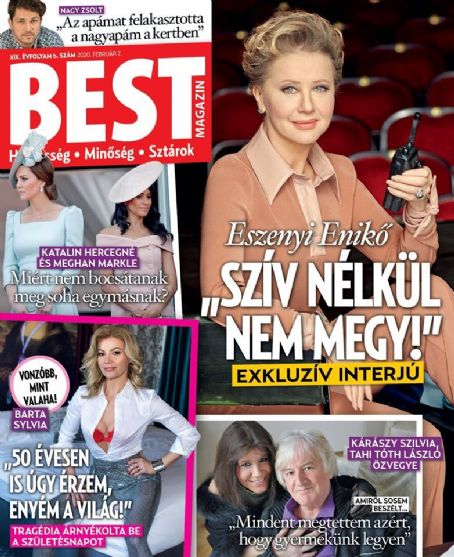 Eniko Eszenyi Best Magazine 07 February 2020 Cover Photo Hungary